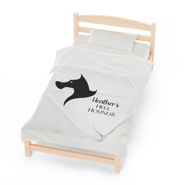 Hell Hounds (white) - Velveteen Plush Blanket
