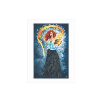 Amber DeLea (white background) - Unframed Prints