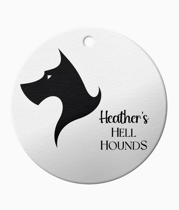 Ceramic Ornament - Heather's Hell Hounds