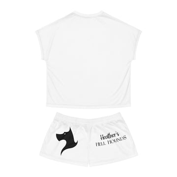 Other Realm T-shirt with Hell hound shorts - Women's Short Pyjama Set (AOP)