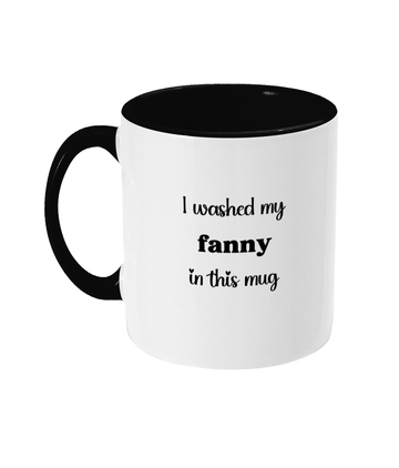 Two Toned Mug I washed my fanny in this mug